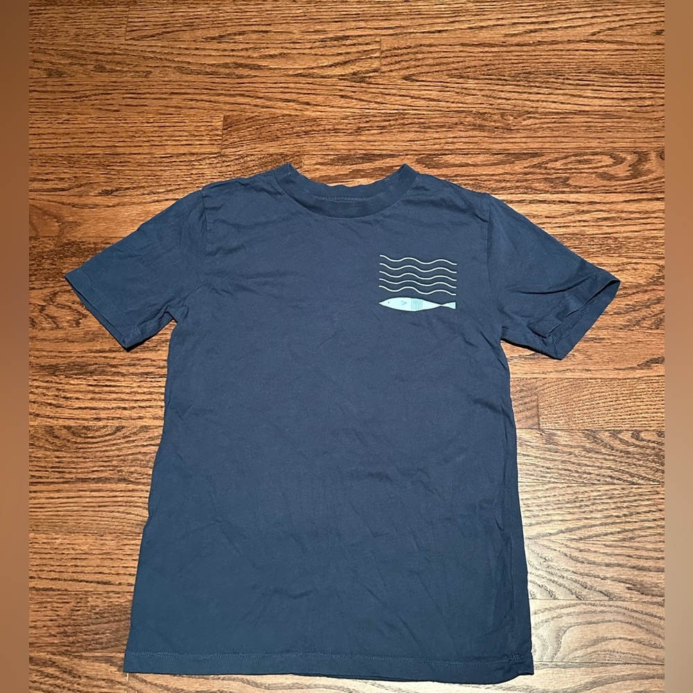 Nordstrom short sleeve blue graphic T-shirt size large or 10-12